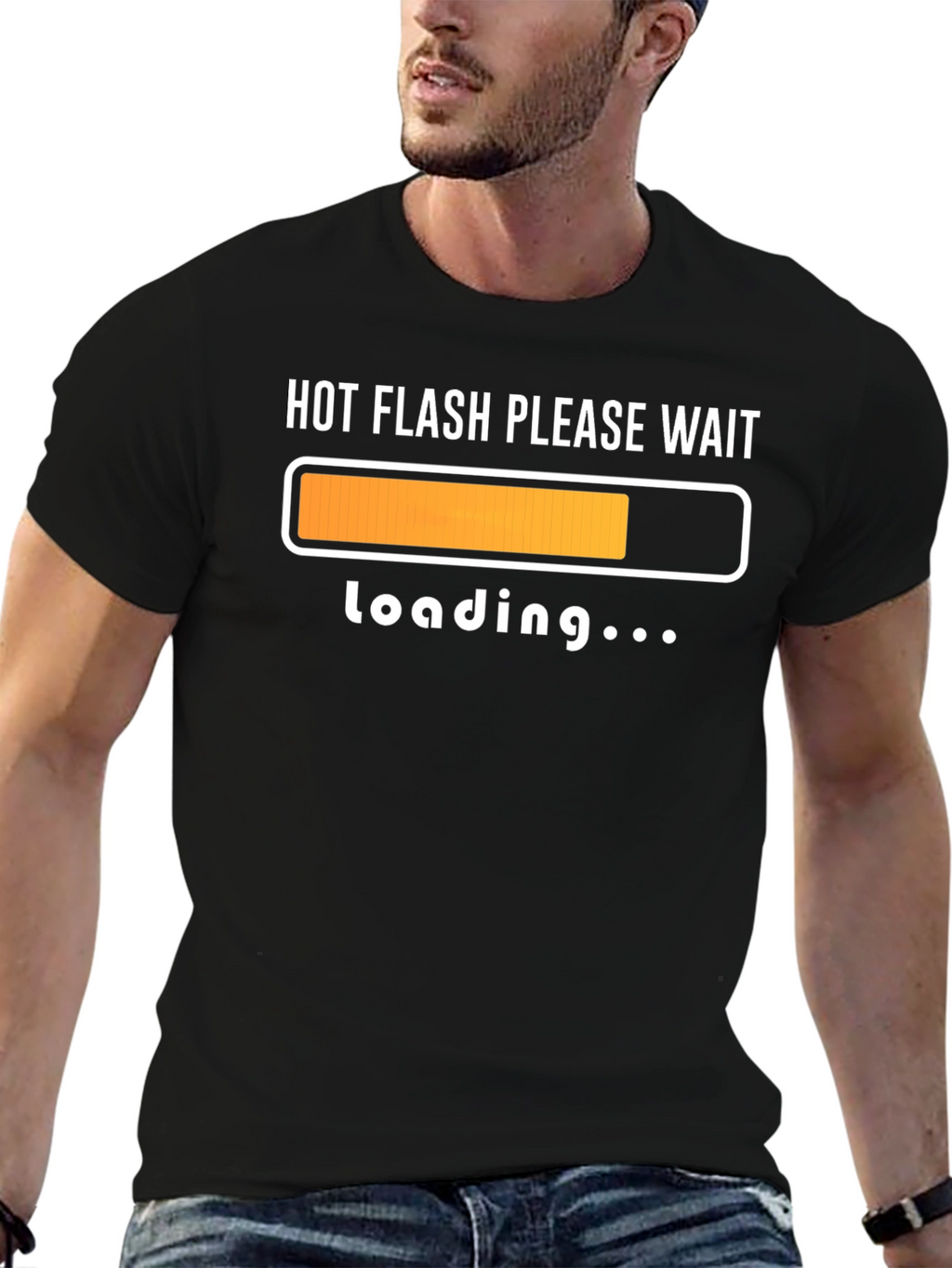 Hot Flash Loading T-Shirt Funny Menopause Tee