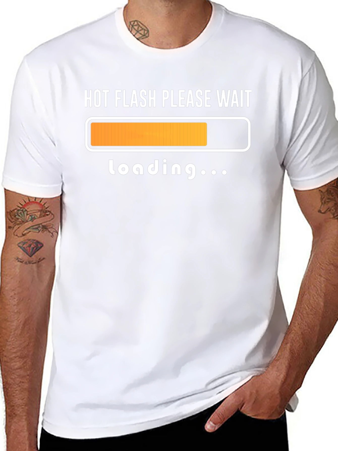 Hot Flash Loading T-Shirt Funny Menopause Tee