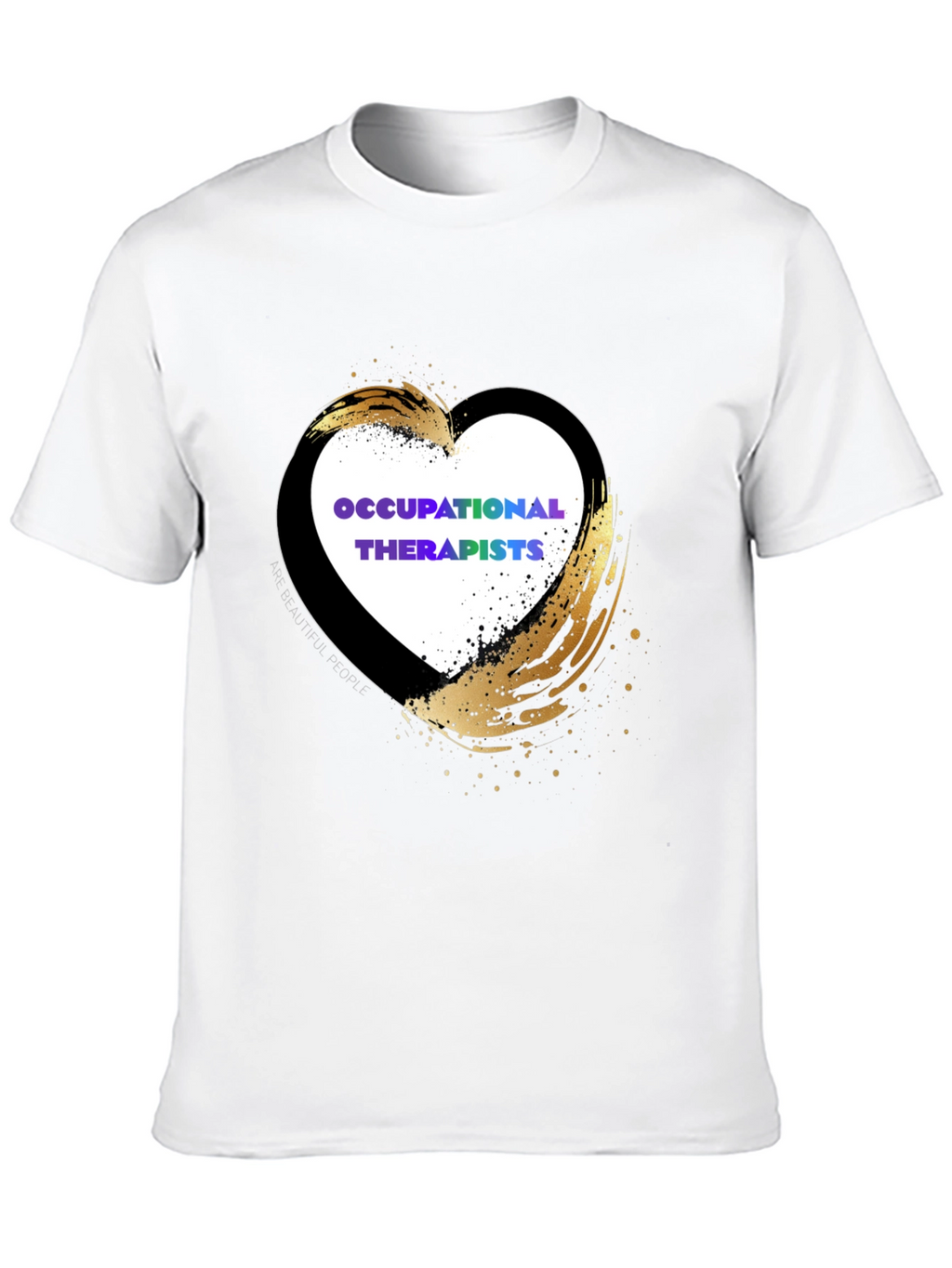 Occupational Therapists Heart Design T-Shirt