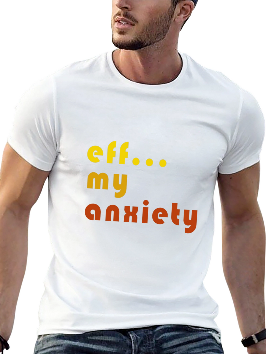 Eff My Anxiety Graphic T-Shirt - Black