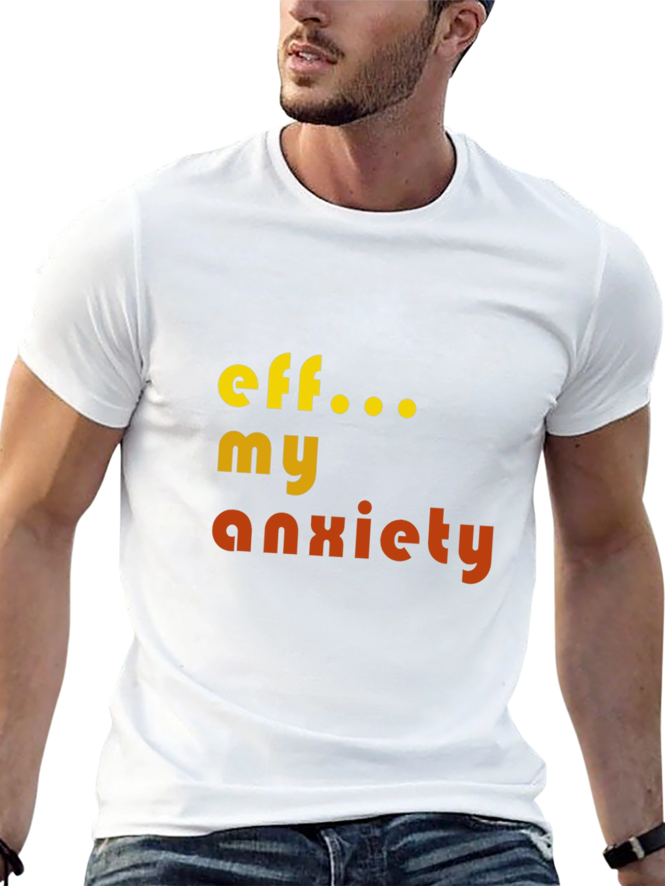 Eff My Anxiety Graphic T-Shirt - Black