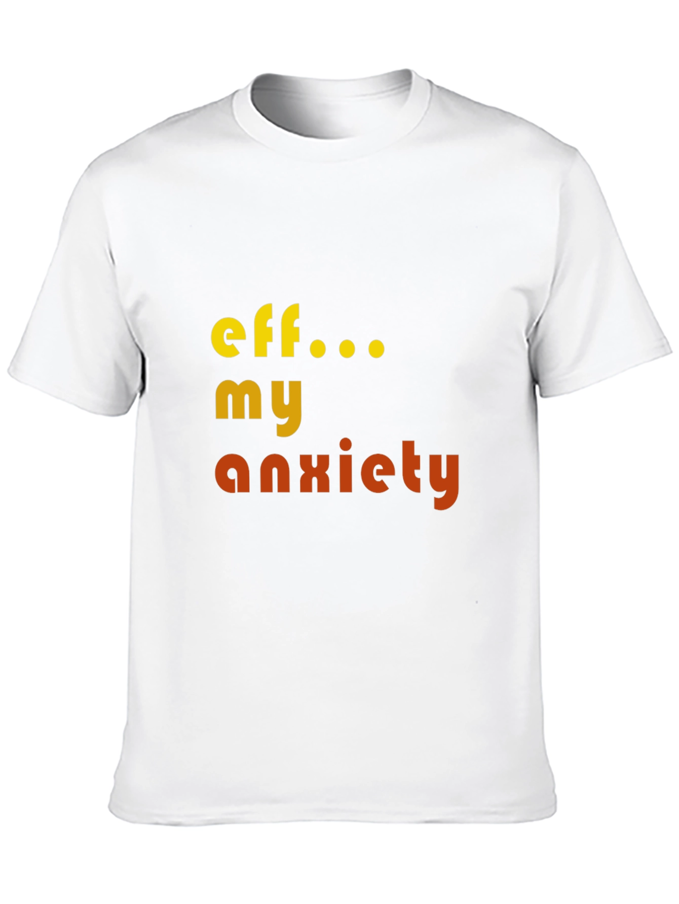 Eff My Anxiety Graphic T-Shirt - Black