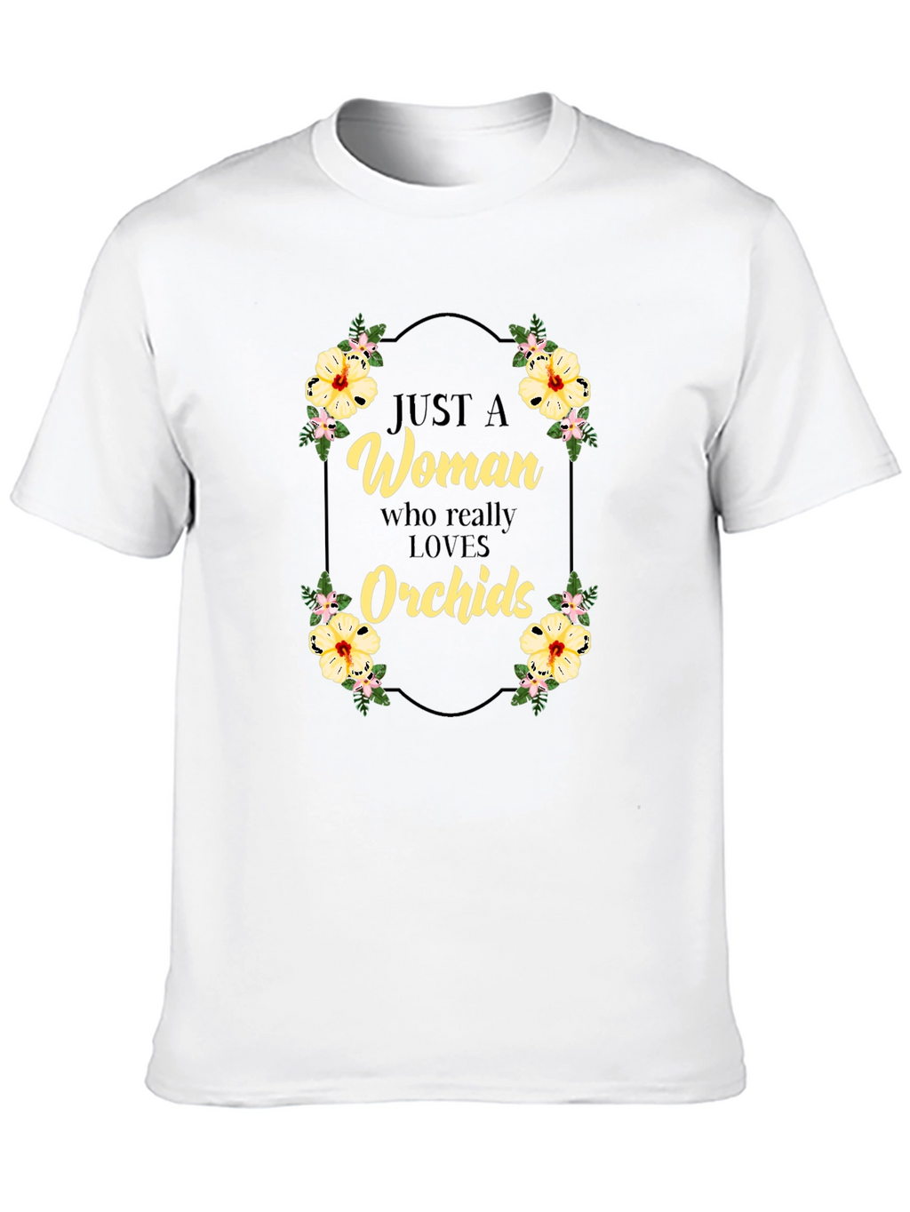 Orchid Lover T-Shirt - Floral Graphic Tee