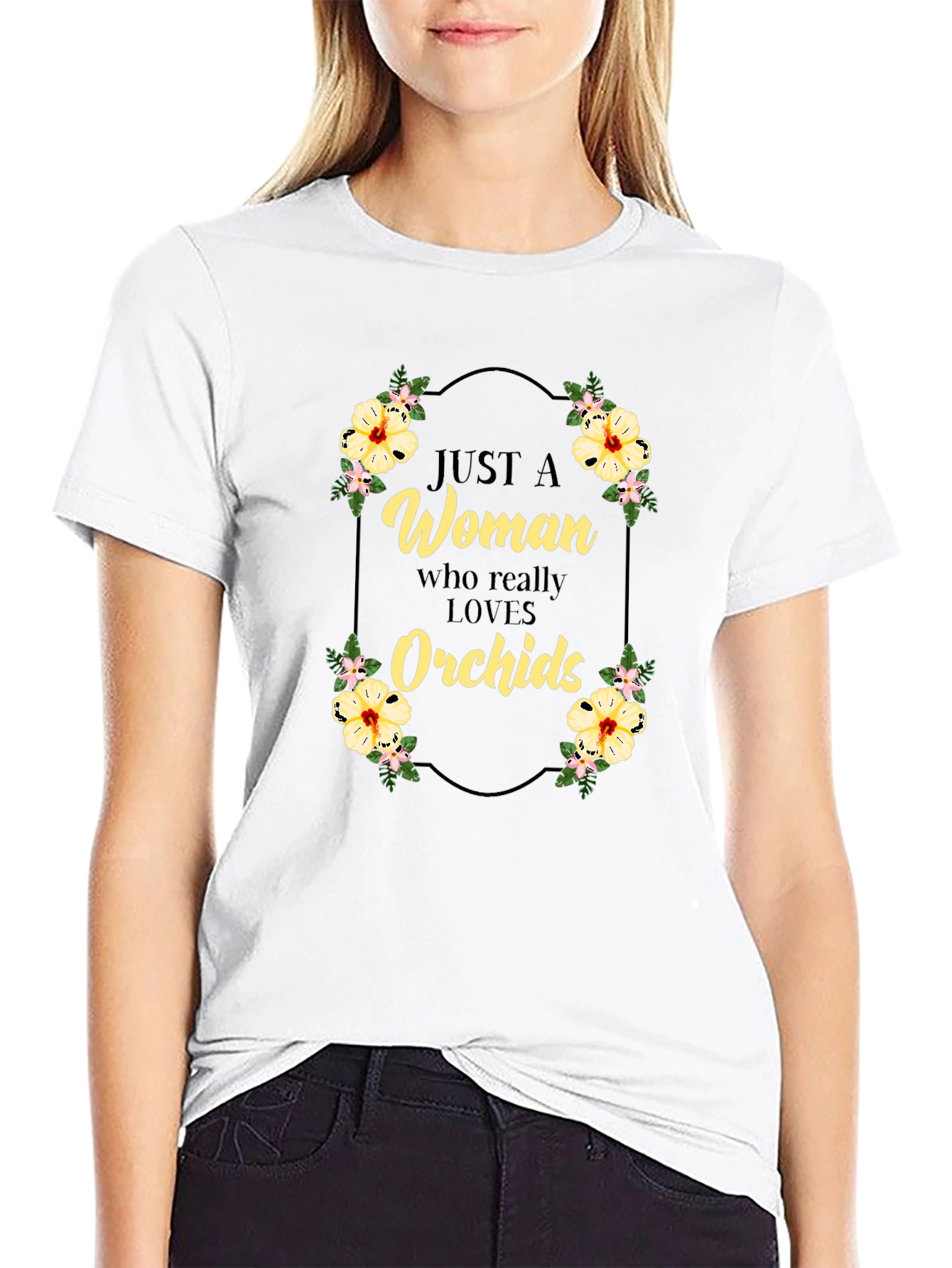 Orchid Lover T-Shirt - Floral Graphic Tee