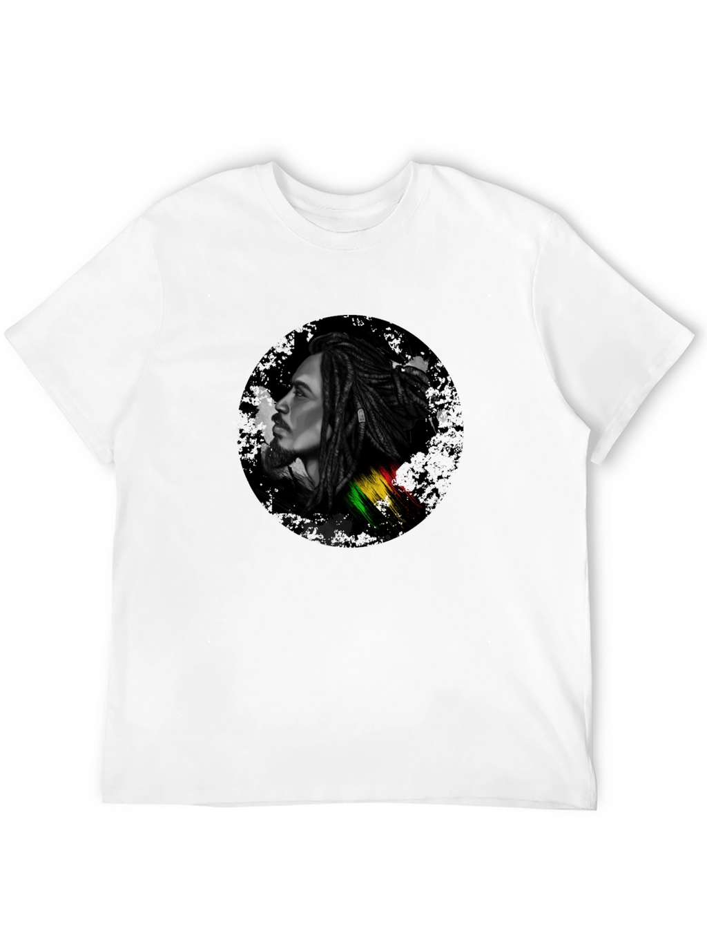 Bob Marley Portrait Black T-Shirt