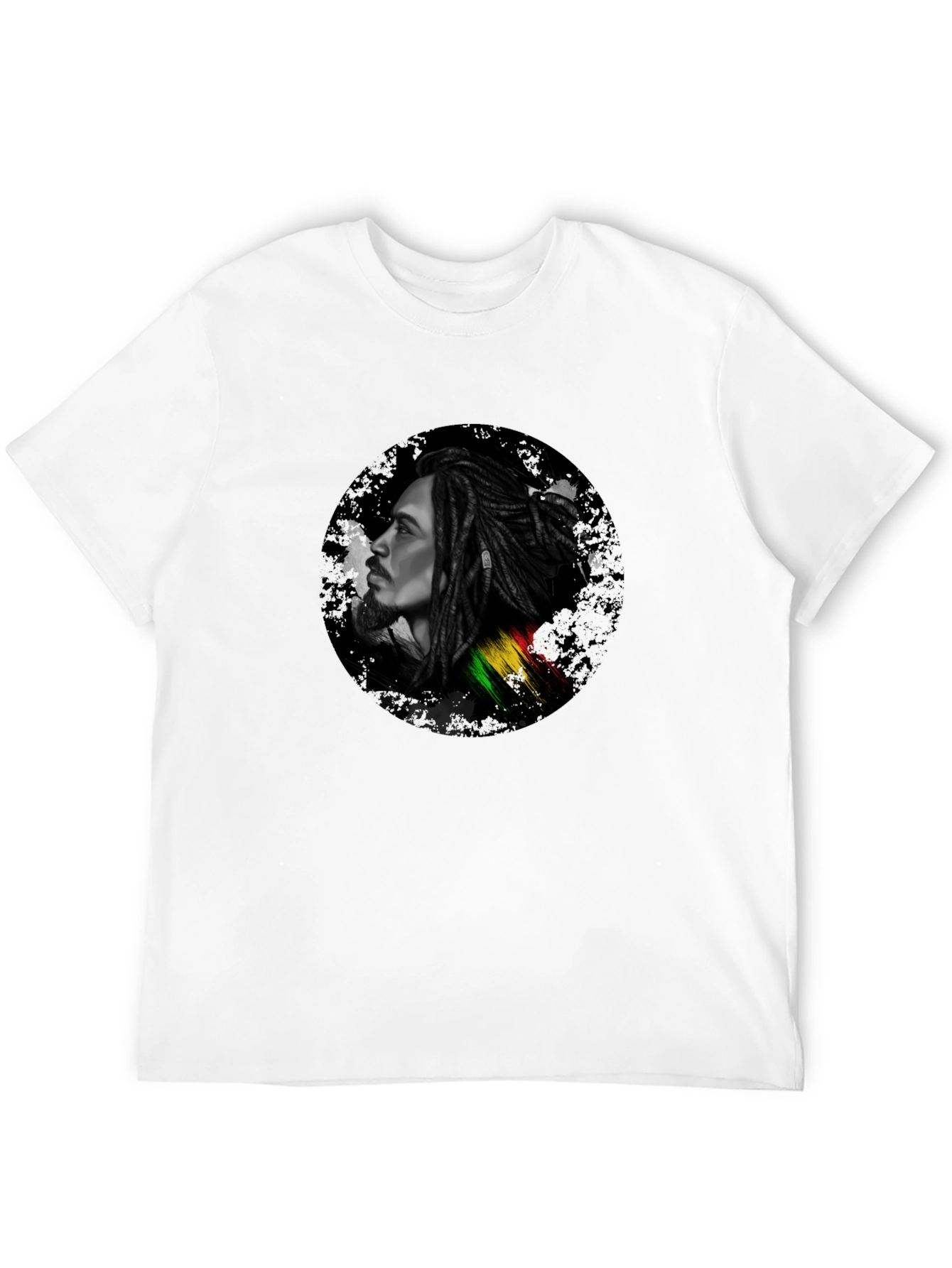 Bob Marley Portrait Black T-Shirt