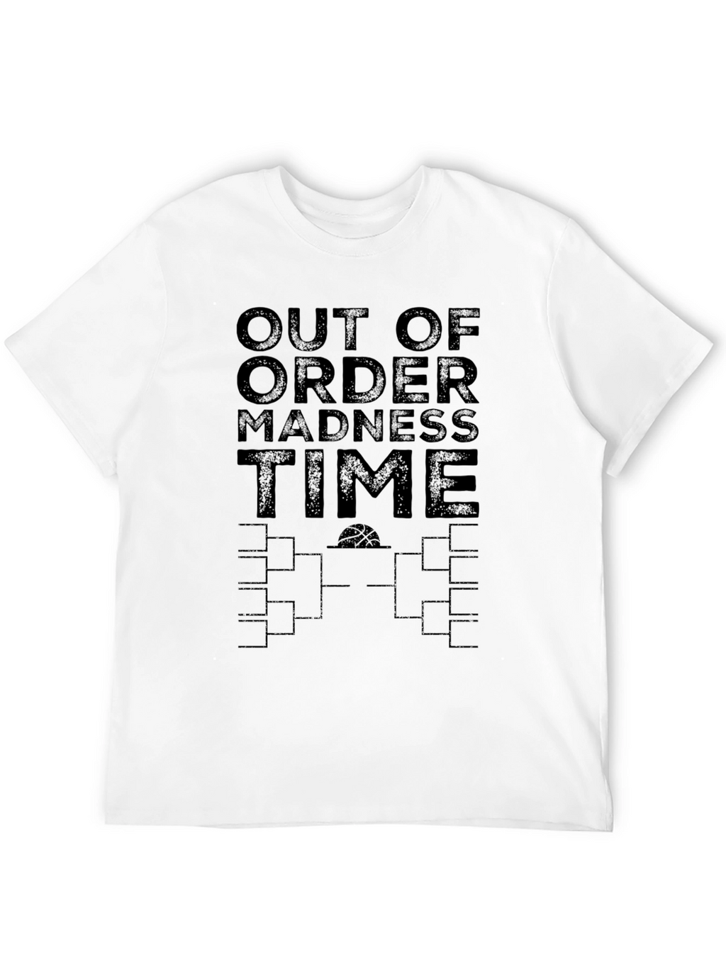 Out of Order Madness Time Black T-Shirt