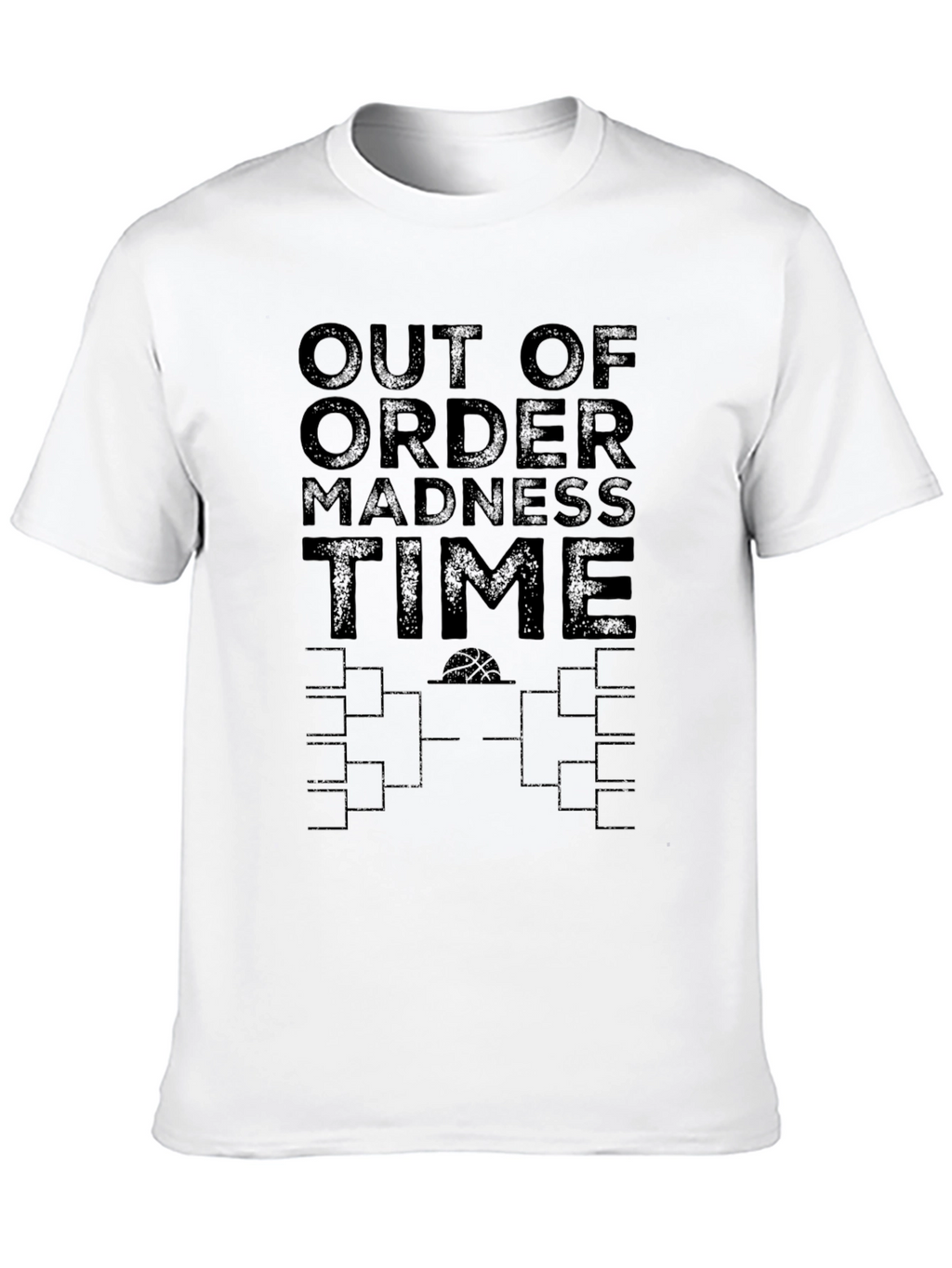 Out of Order Madness Time Black T-Shirt