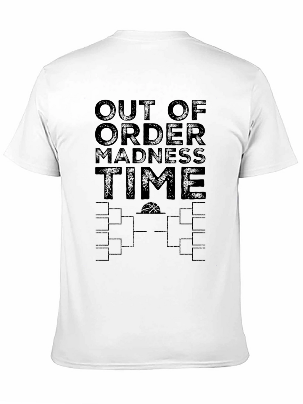 Out of Order Madness Time Black T-Shirt