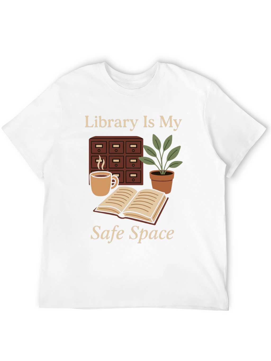 Library Is My Safe Space T-Shirt