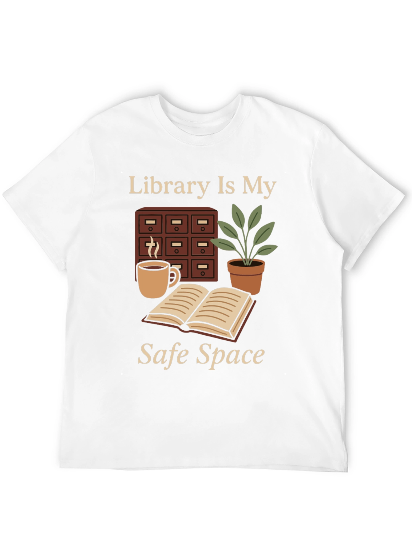 Library Is My Safe Space T-Shirt