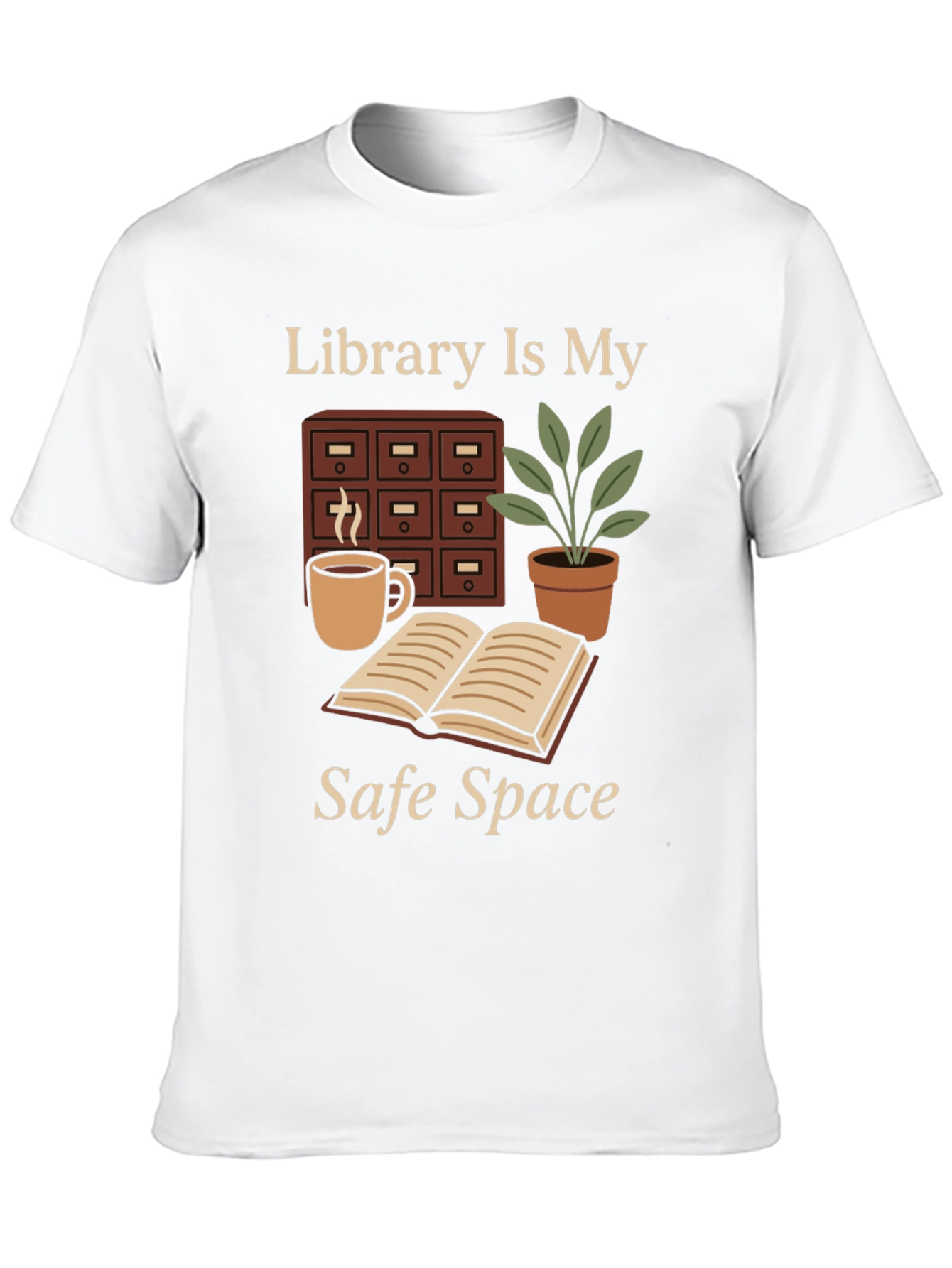 Library Is My Safe Space T-Shirt