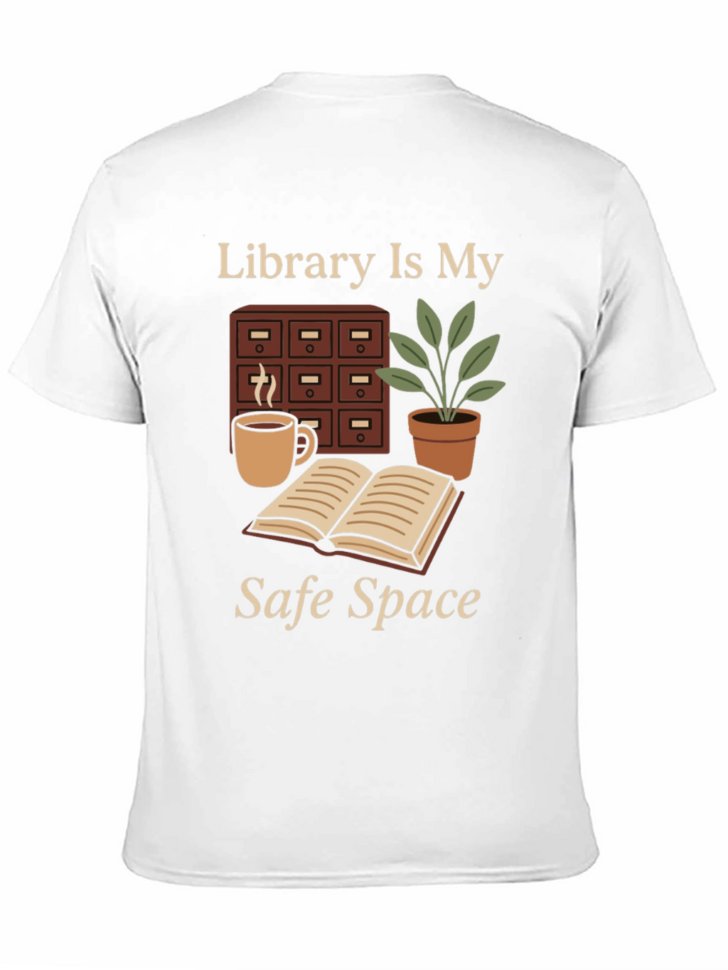 Library Is My Safe Space T-Shirt