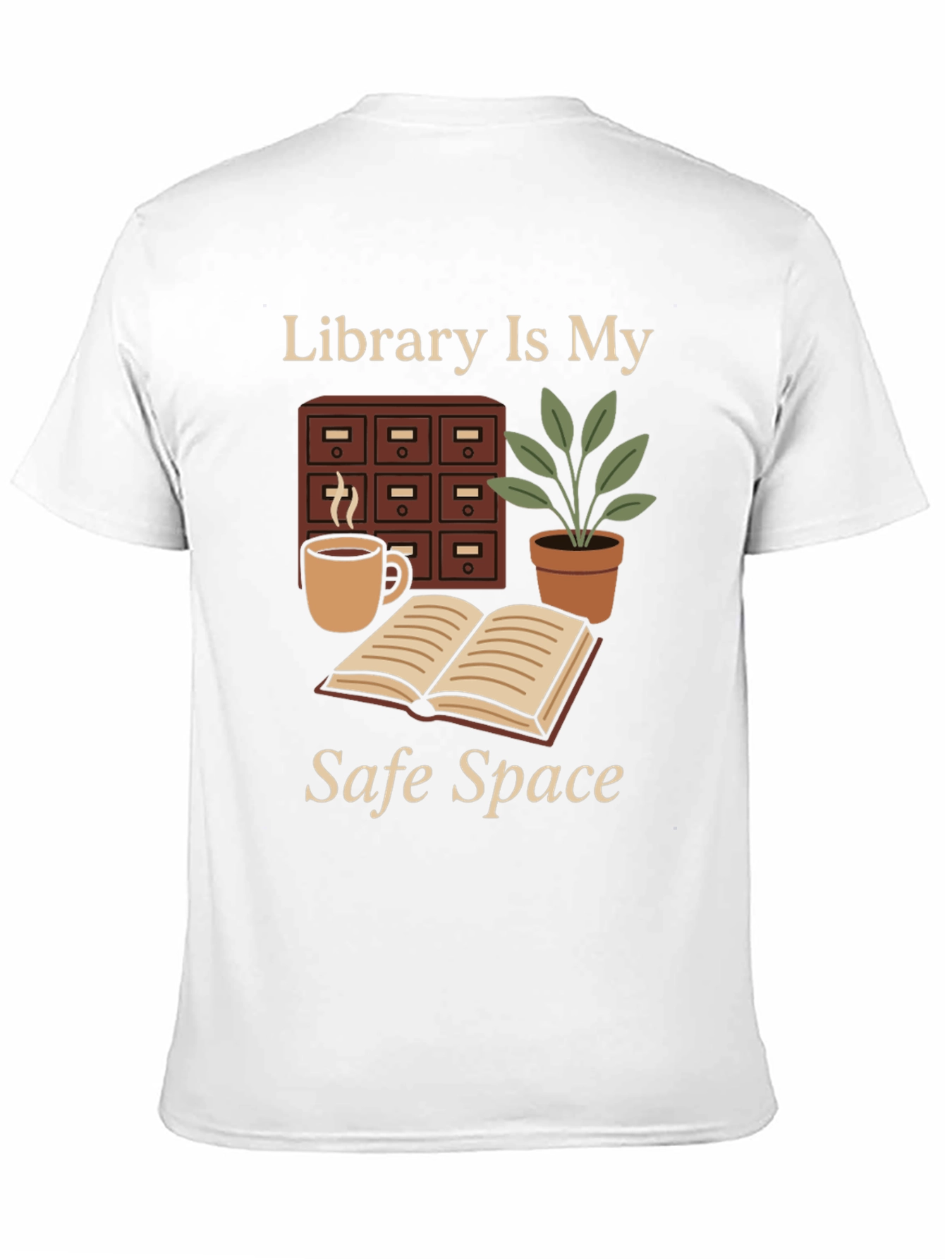 Library Is My Safe Space T-Shirt