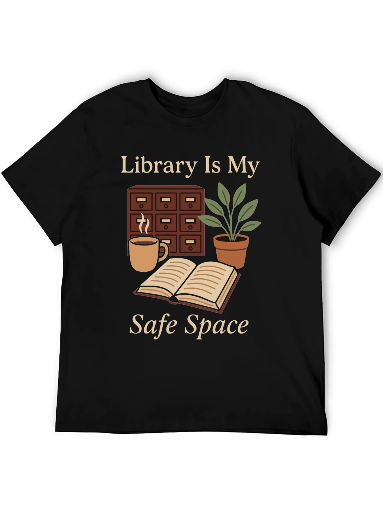 Library Is My Safe Space T-Shirt