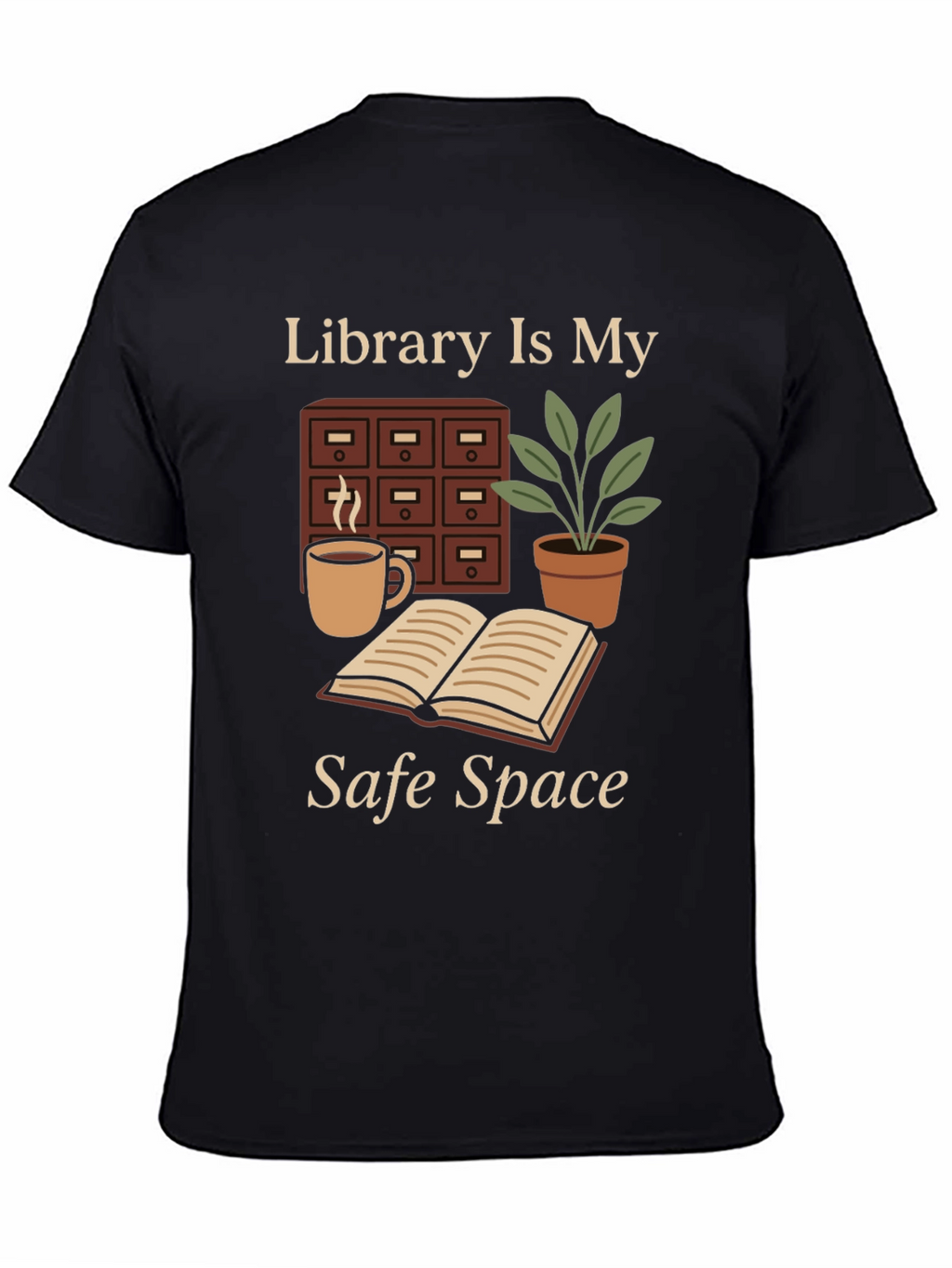 Library Is My Safe Space T-Shirt