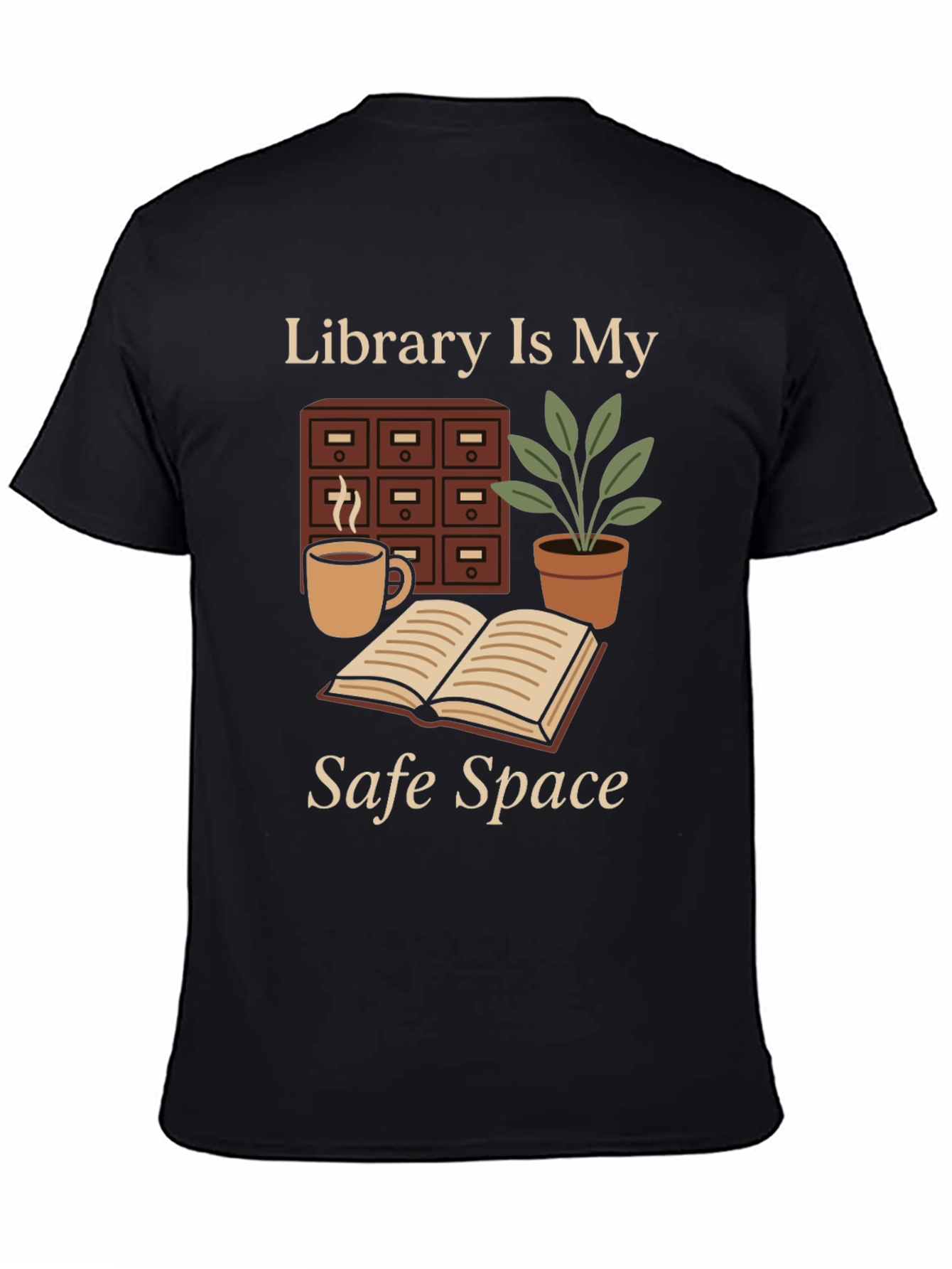 Library Is My Safe Space T-Shirt
