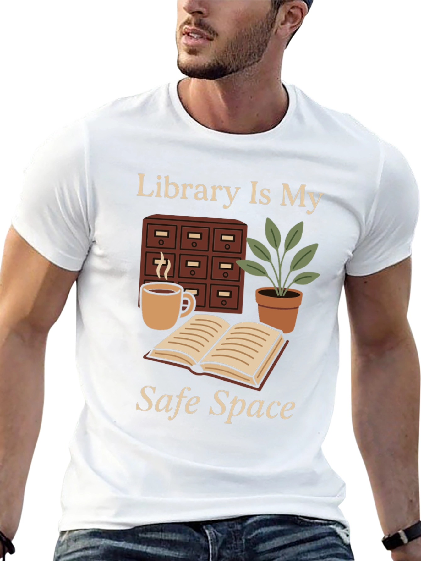 Library Is My Safe Space T-Shirt
