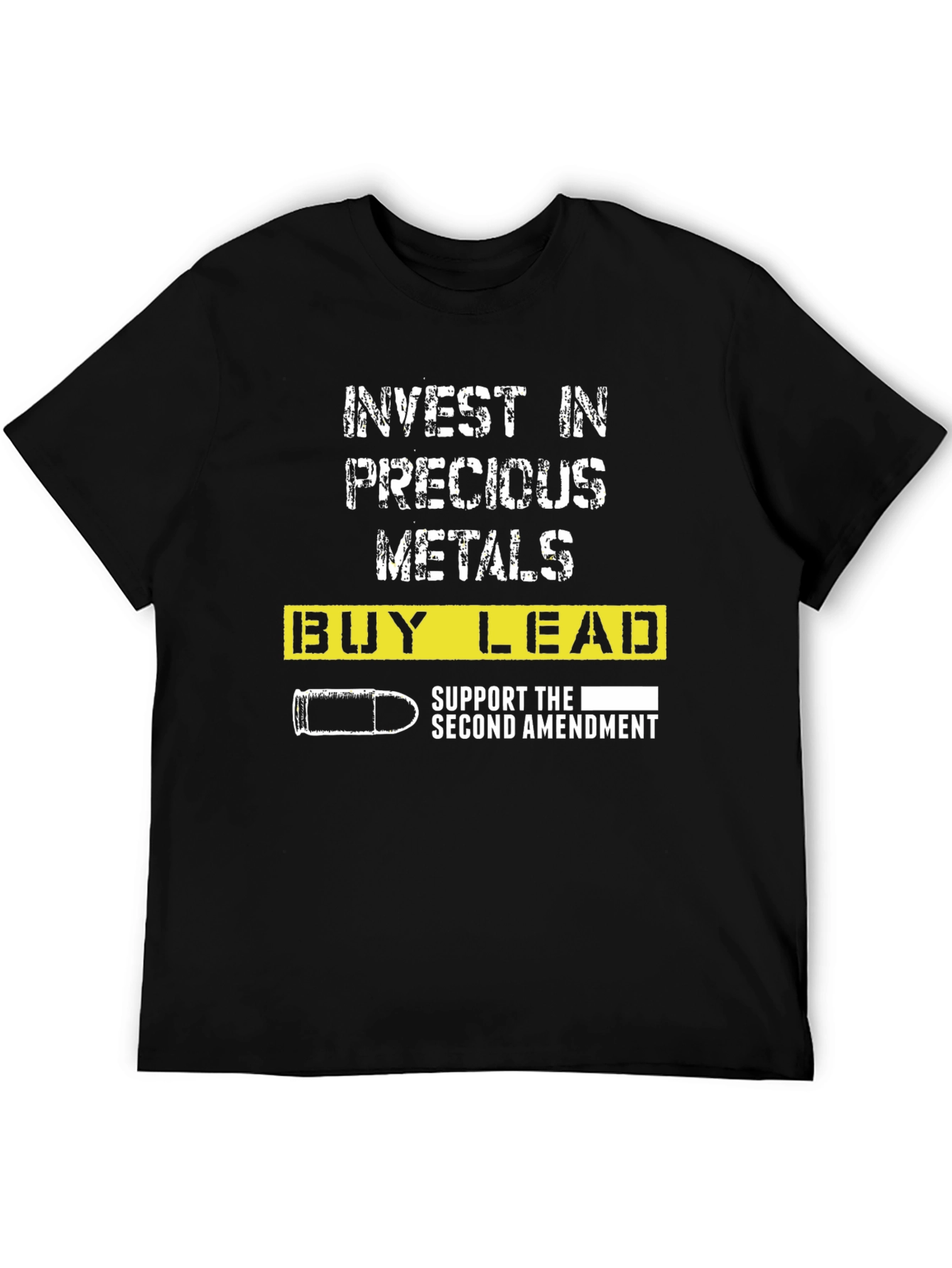 Invest in Lead T-Shirt - Second Amendment Support