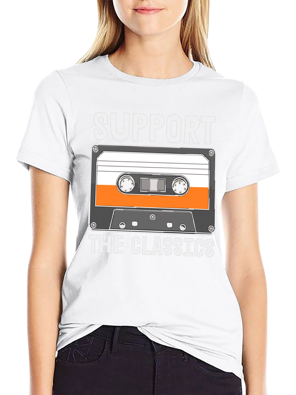 Support The Classics Cassette Tape T-Shirt