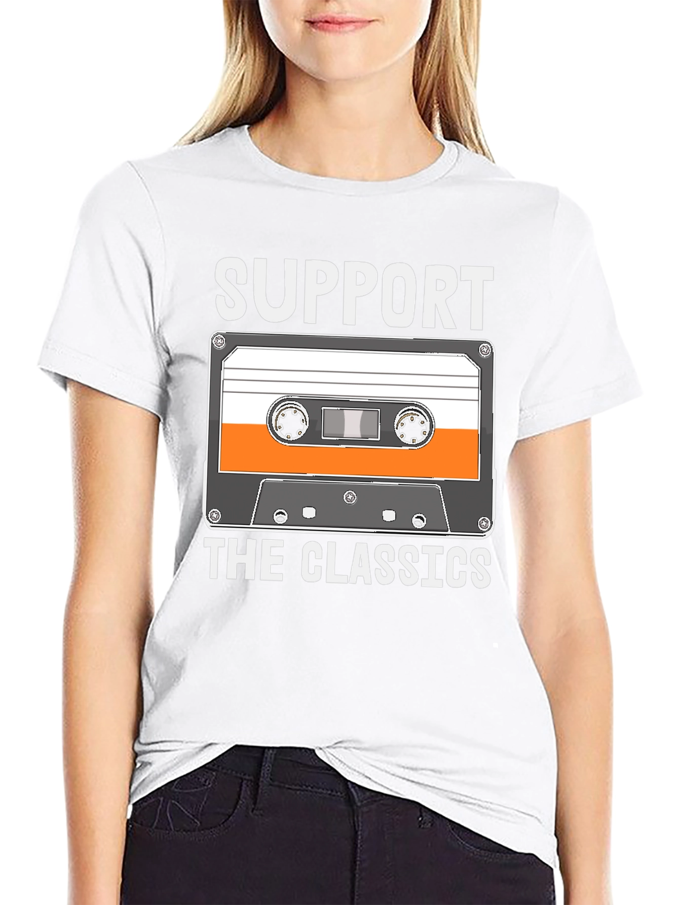Support The Classics Cassette Tape T-Shirt