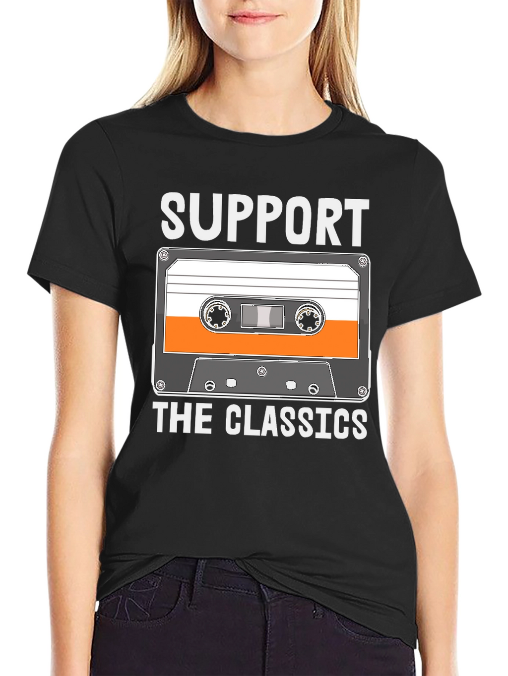 Support The Classics Cassette Tape T-Shirt