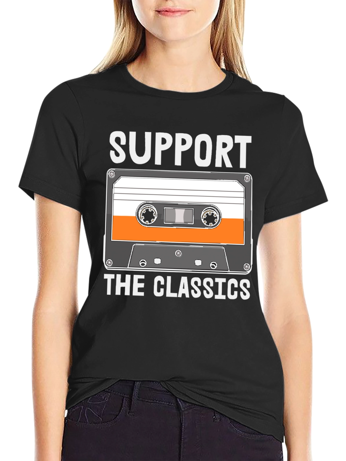 Support The Classics Cassette Tape T-Shirt