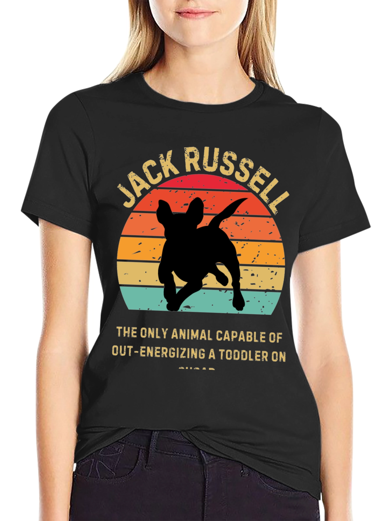 Jack Russell Terrier T-Shirt - Energetic Dog Lover Tee