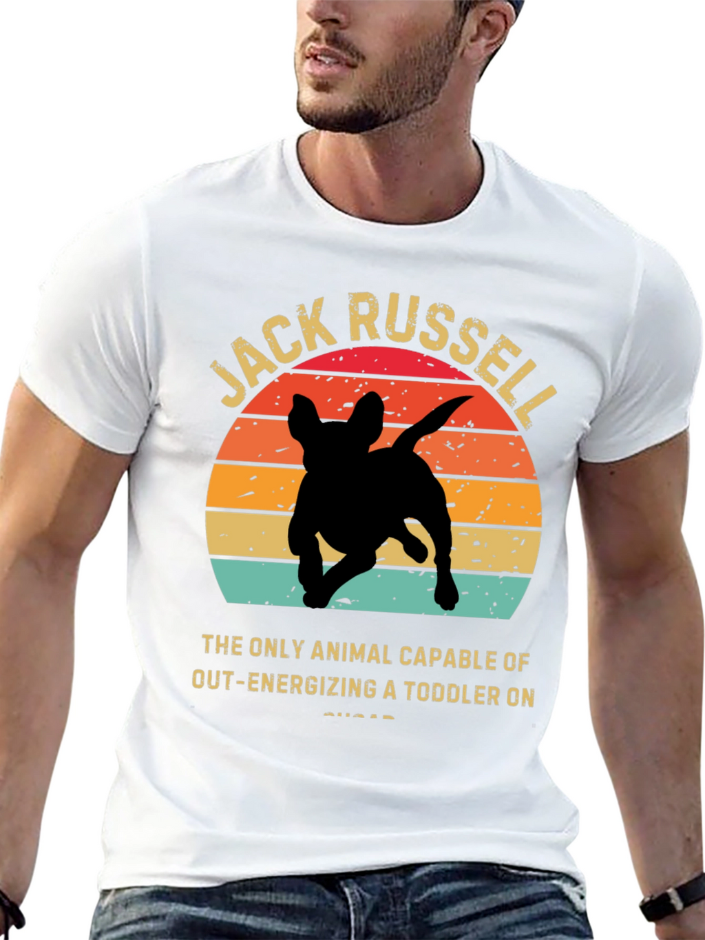 Jack Russell Terrier T-Shirt - Energetic Dog Lover Tee