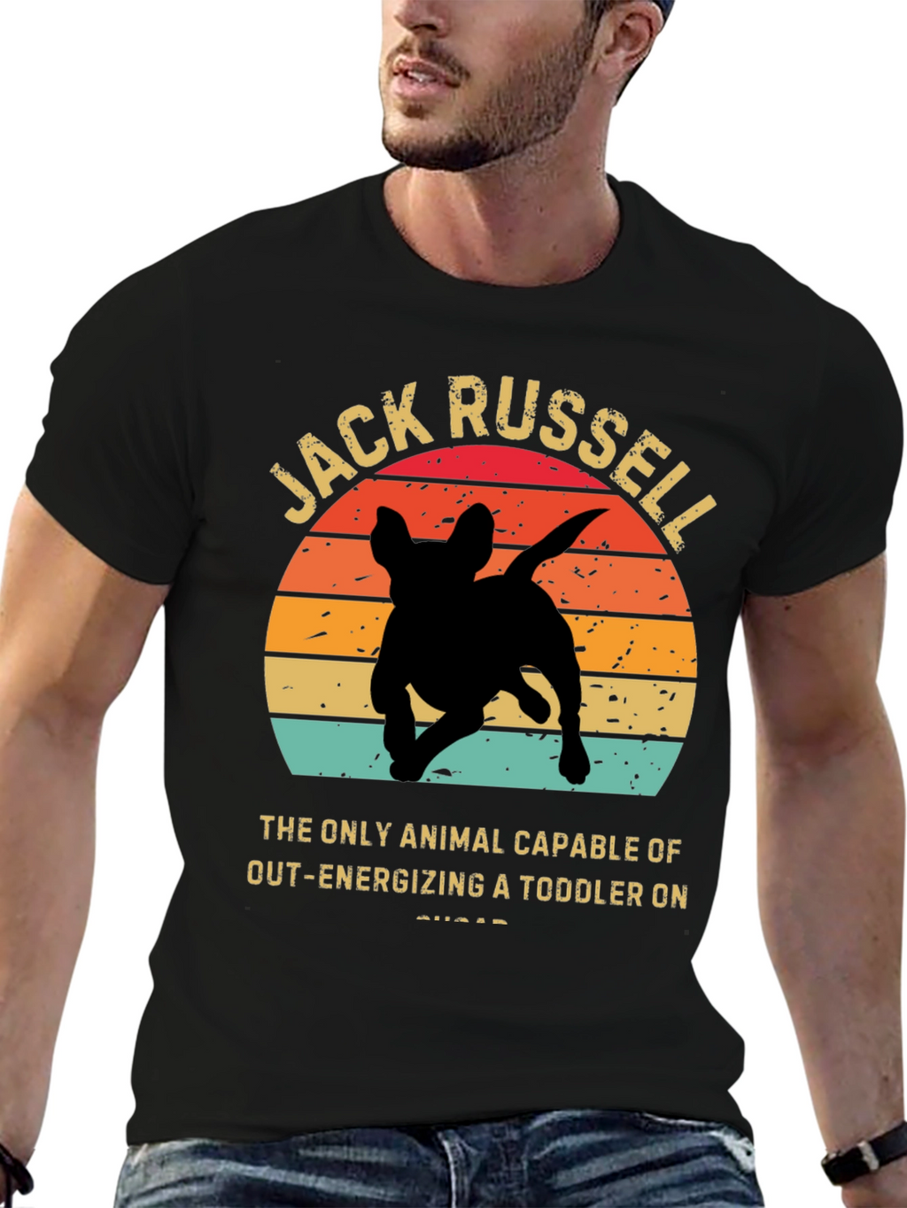Jack Russell Terrier T-Shirt - Energetic Dog Lover Tee