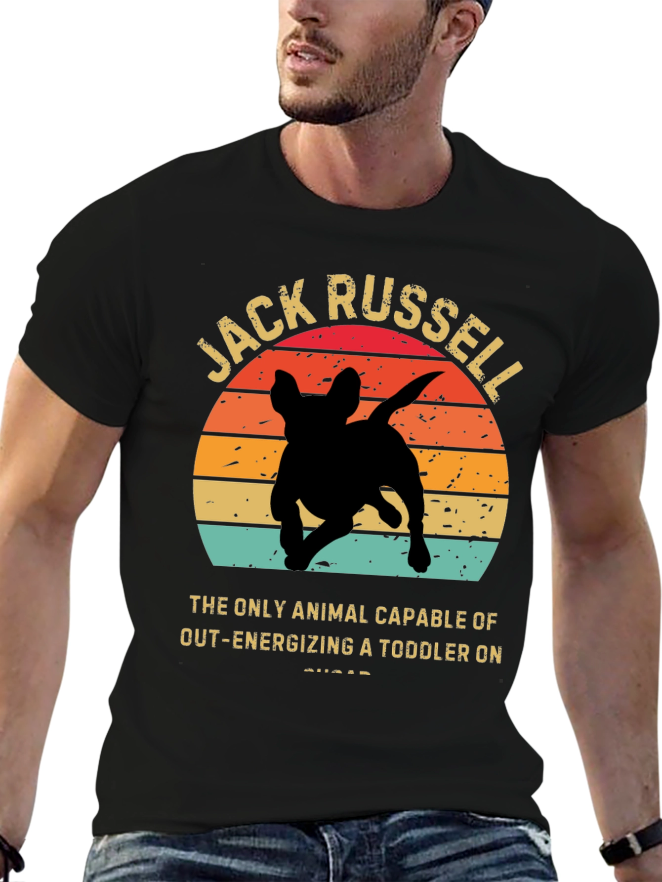 Jack Russell Terrier T-Shirt - Energetic Dog Lover Tee