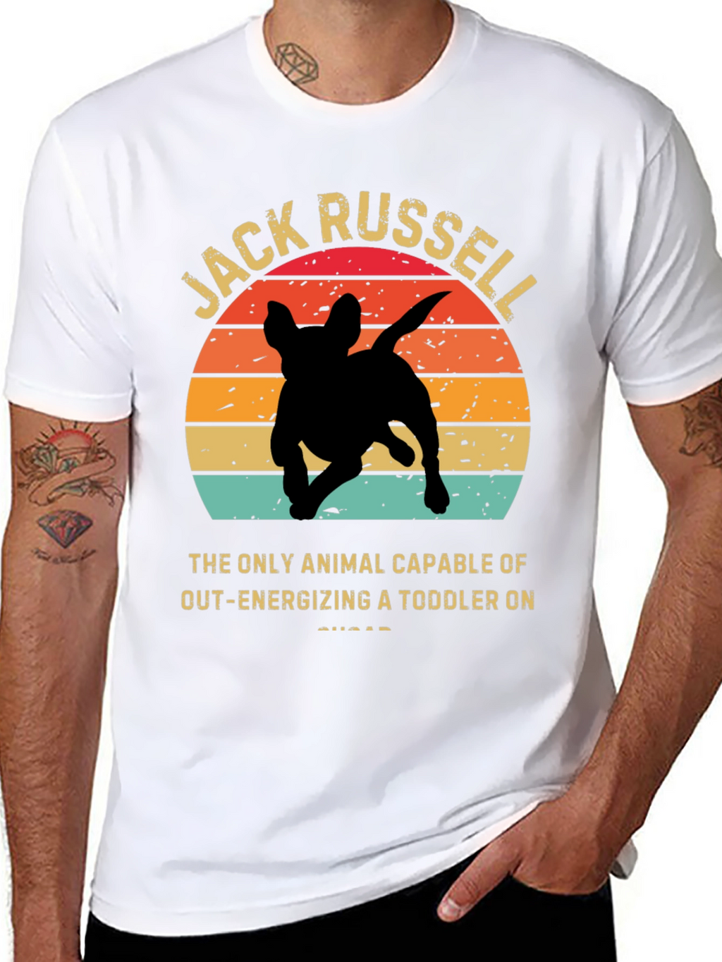 Jack Russell Terrier T-Shirt - Energetic Dog Lover Tee