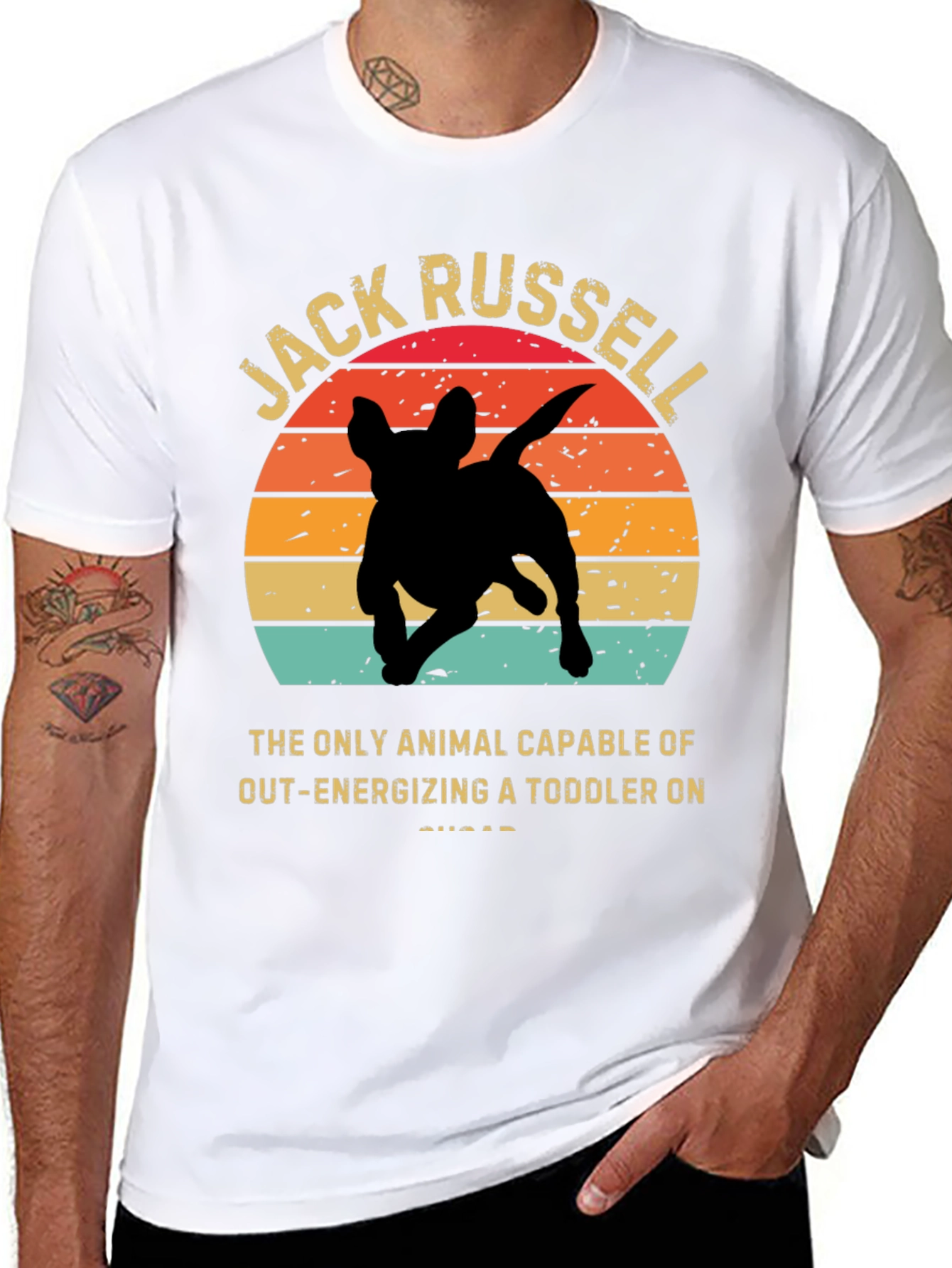 Jack Russell Terrier T-Shirt - Energetic Dog Lover Tee