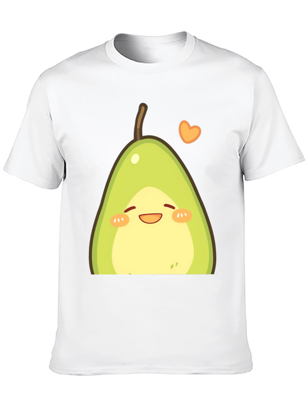 Cute Avocado Graphic T-Shirt - Black