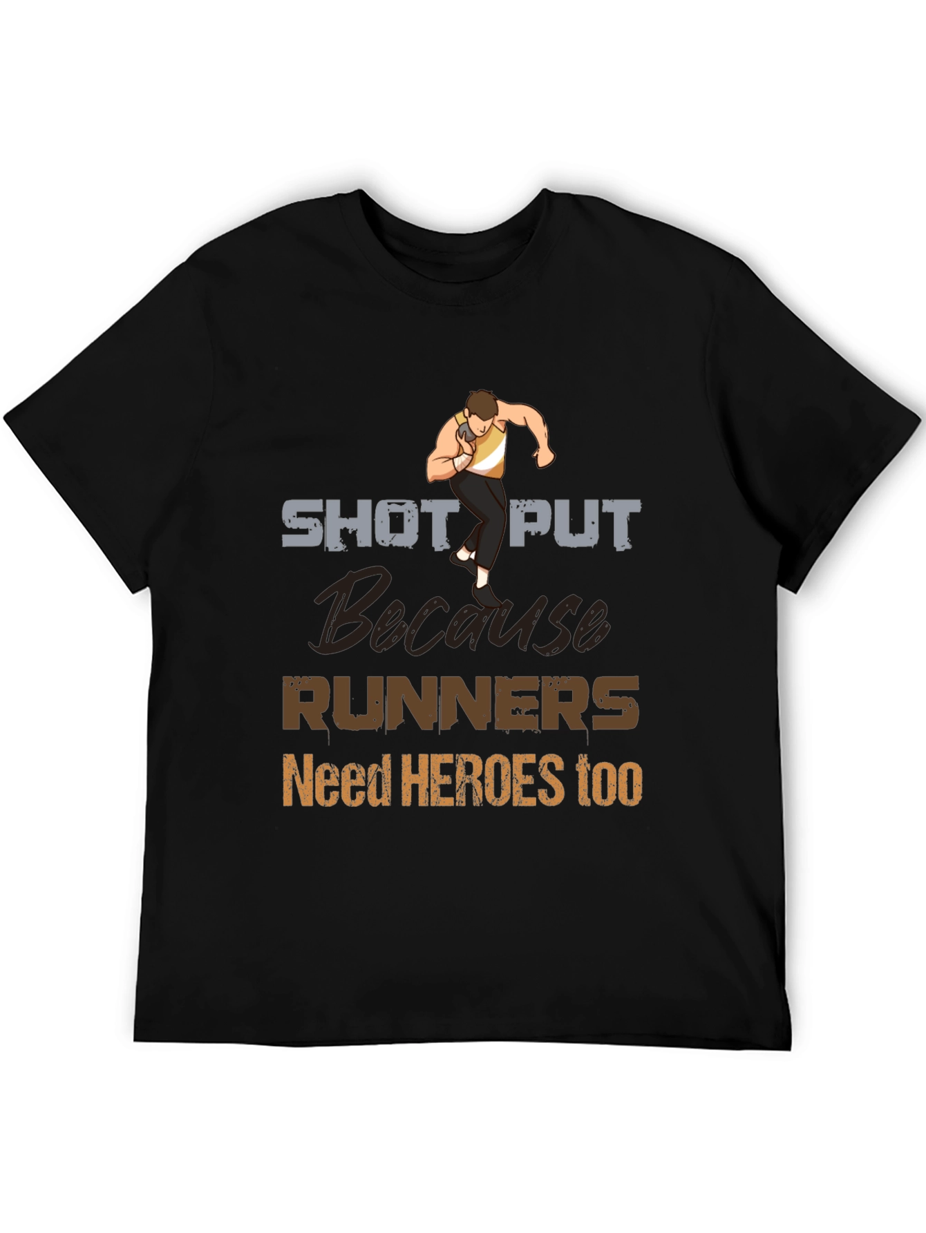 Shot Put Heroes Graphic Tee - Unisex Sport Shirt