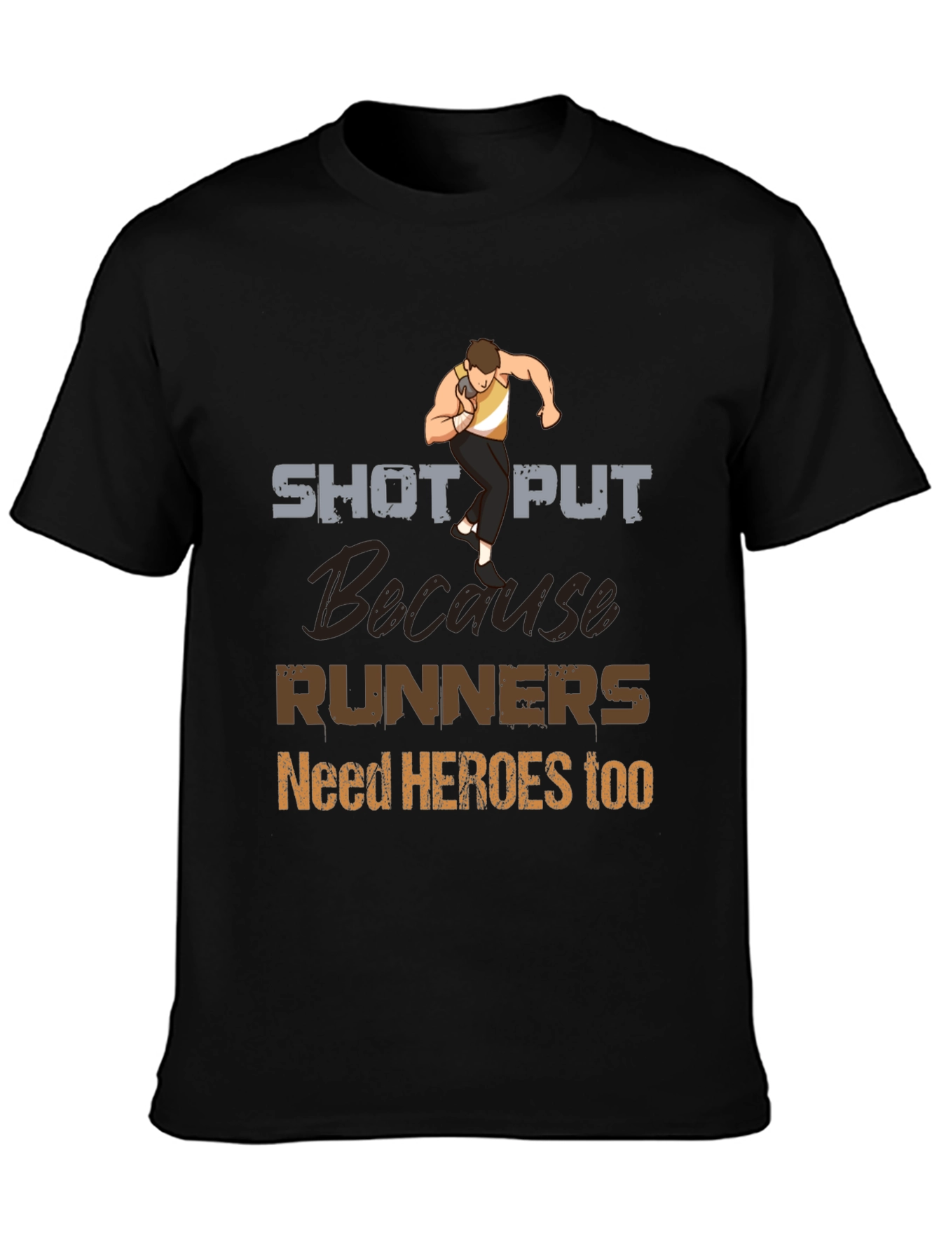Shot Put Heroes Graphic Tee - Unisex Sport Shirt