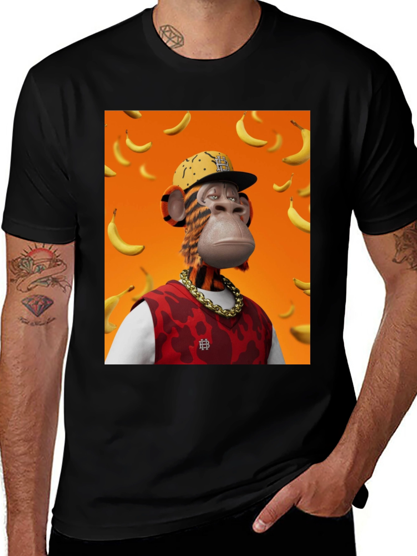 Bored Ape Banana T-Shirt - NFT Style