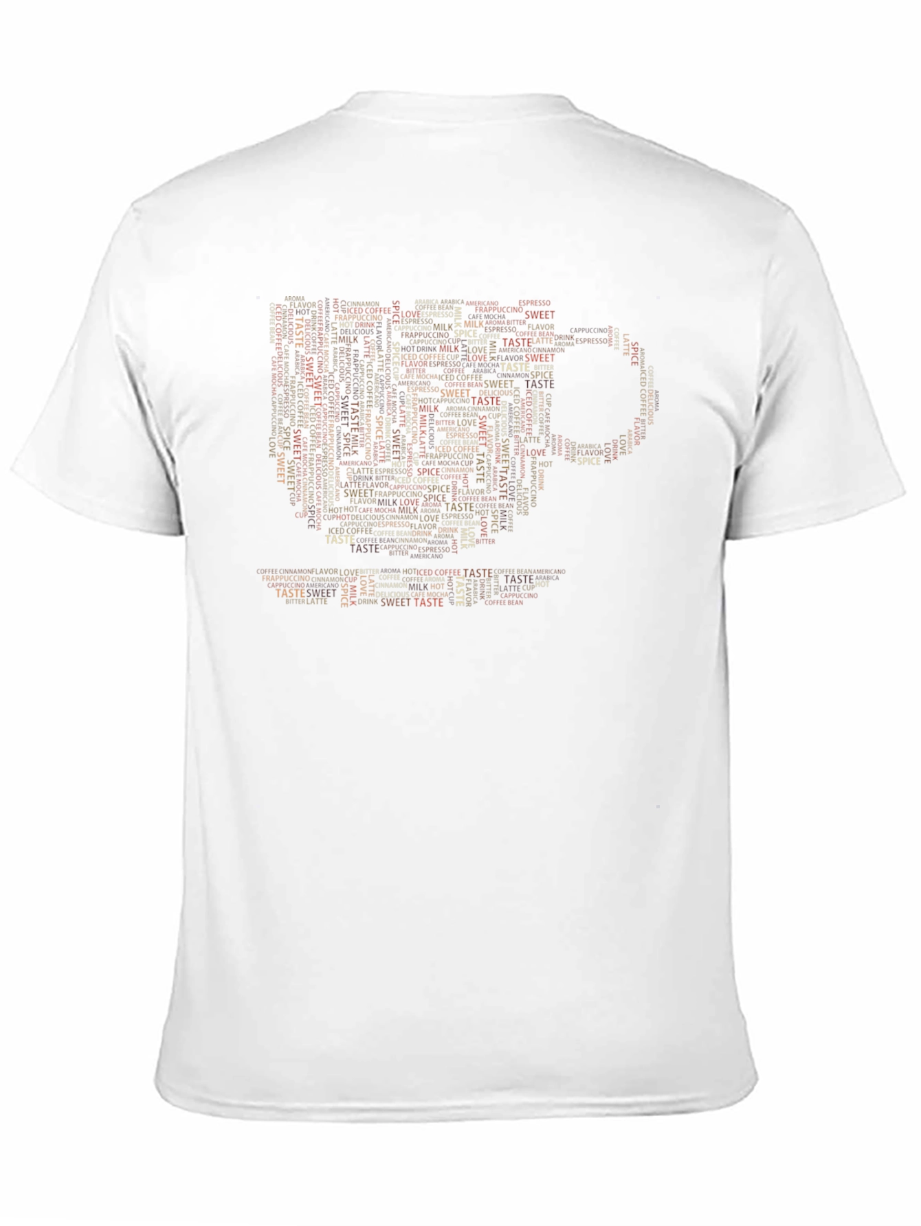 Coffee Lover Word Art Graphic T-Shirt