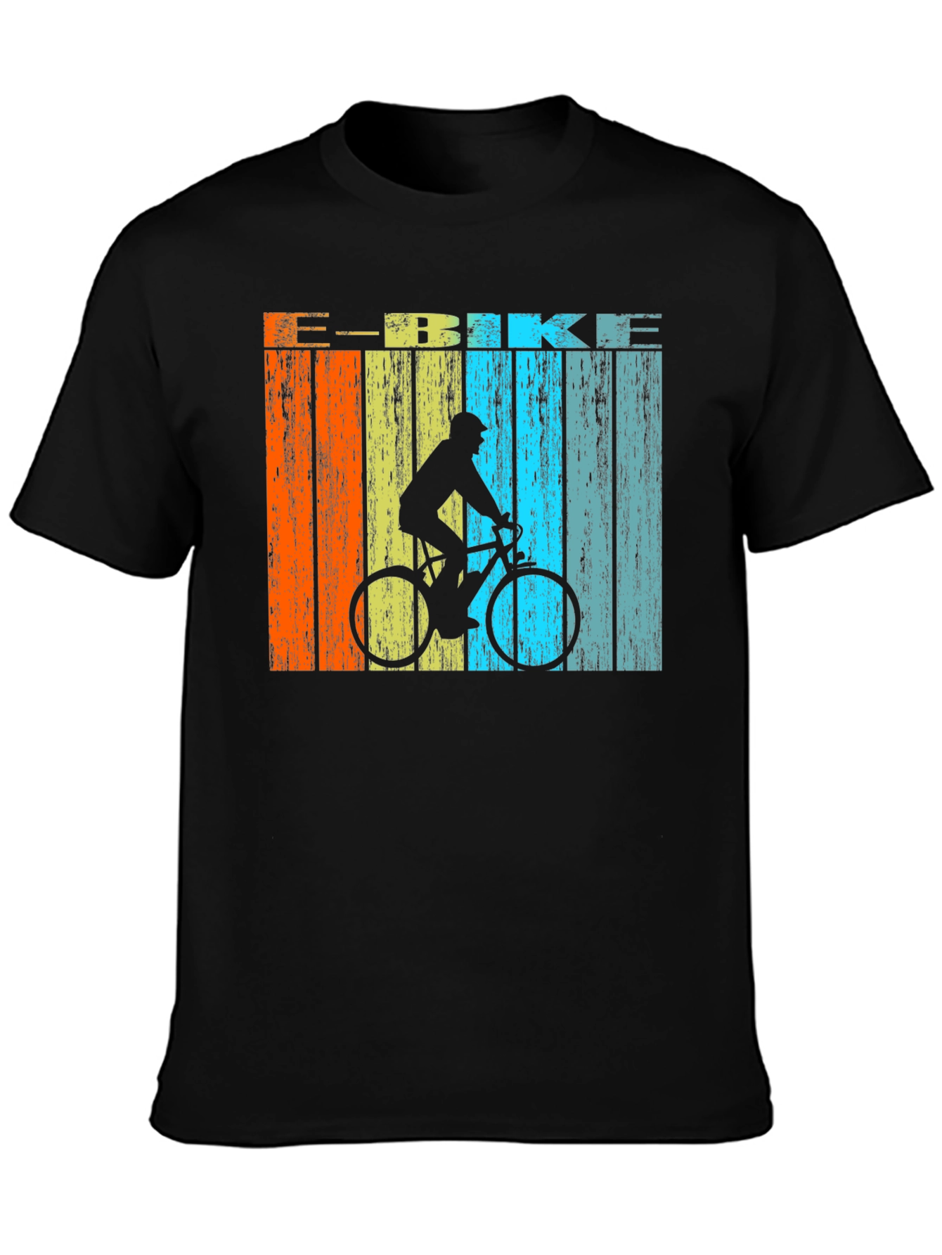 Retro E-Bike T-Shirt - Vintage Cycling Style