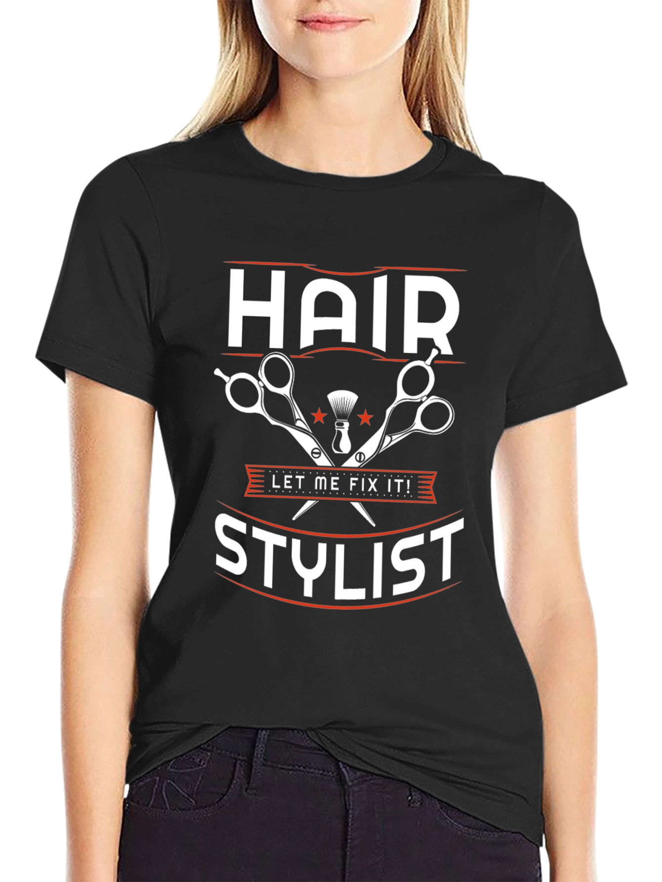 Hair Stylist T-Shirt - Let Me Fix It!