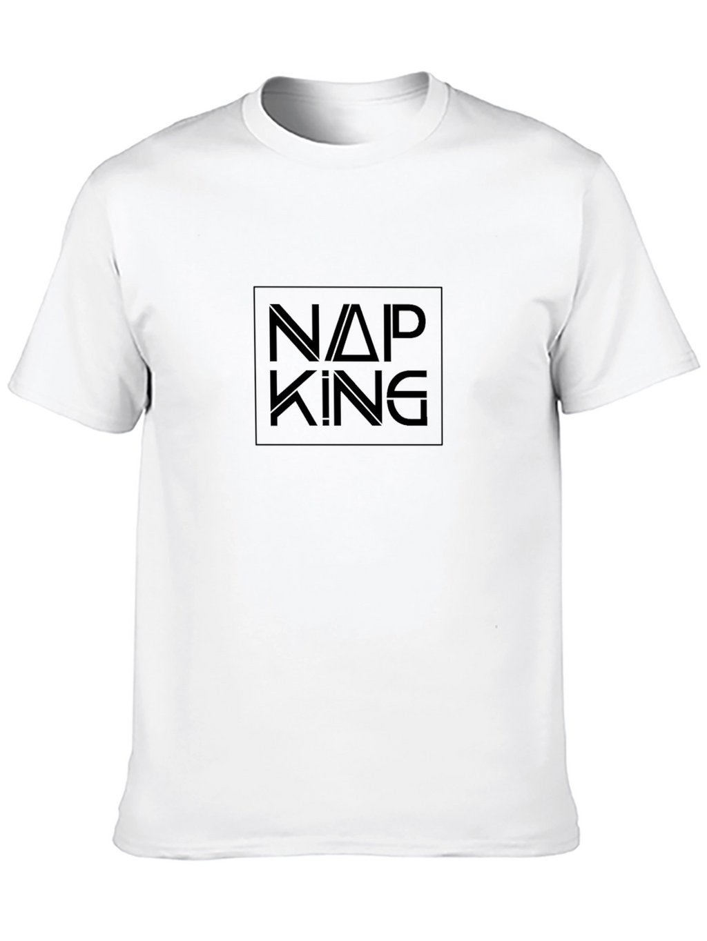 Nap King Graphic Black T-Shirt - Relaxed Fit