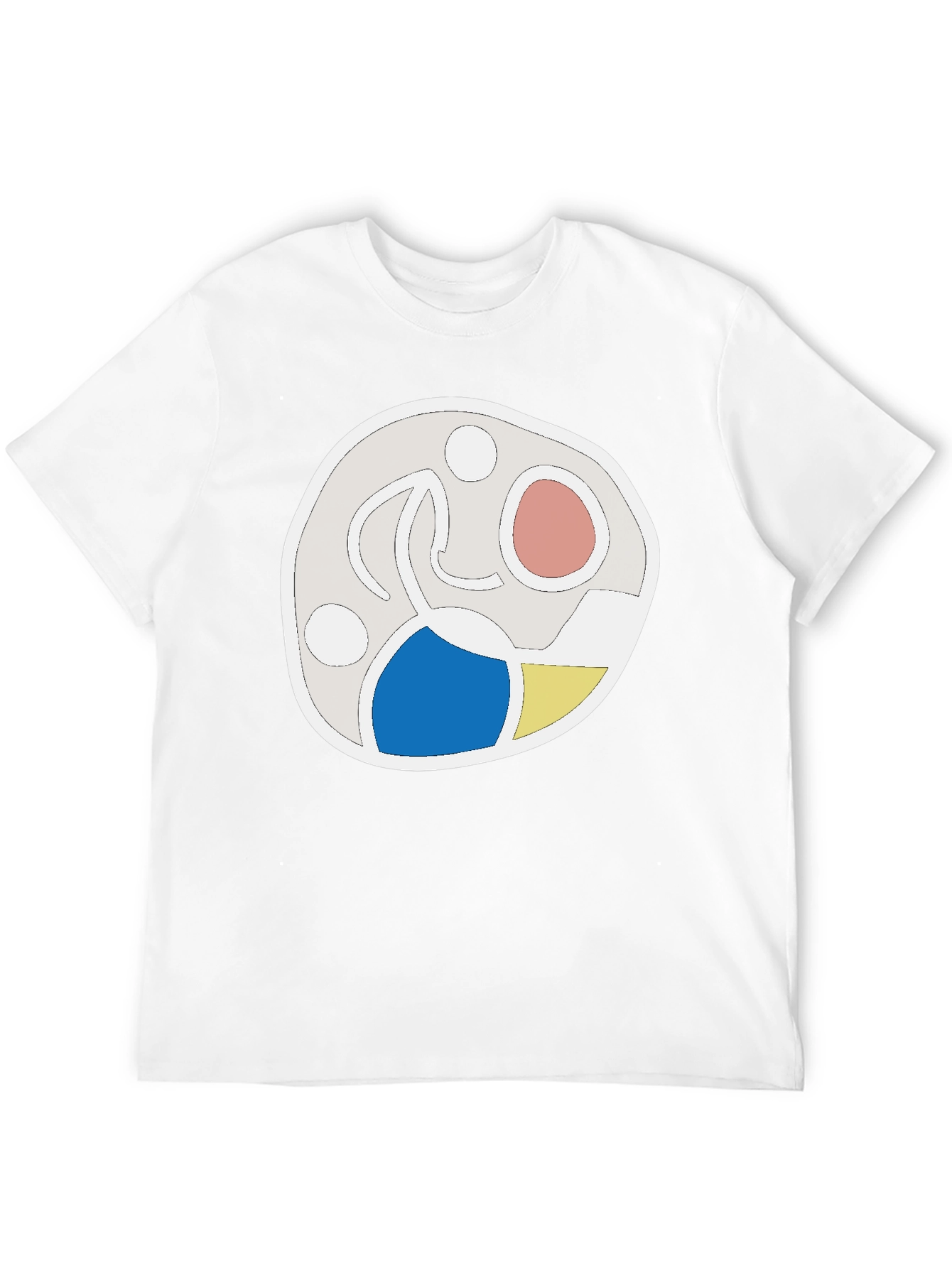 Abstract Graphic Tee - Modern Casual Shirt
