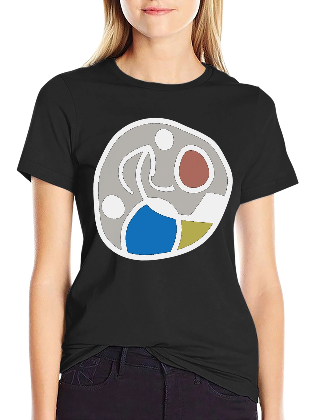 Abstract Graphic Tee - Modern Casual Shirt