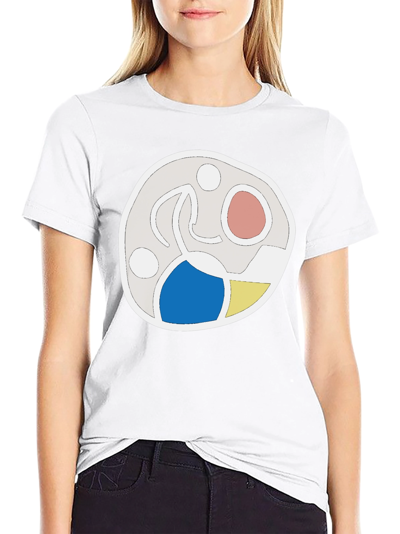 Abstract Graphic Tee - Modern Casual Shirt