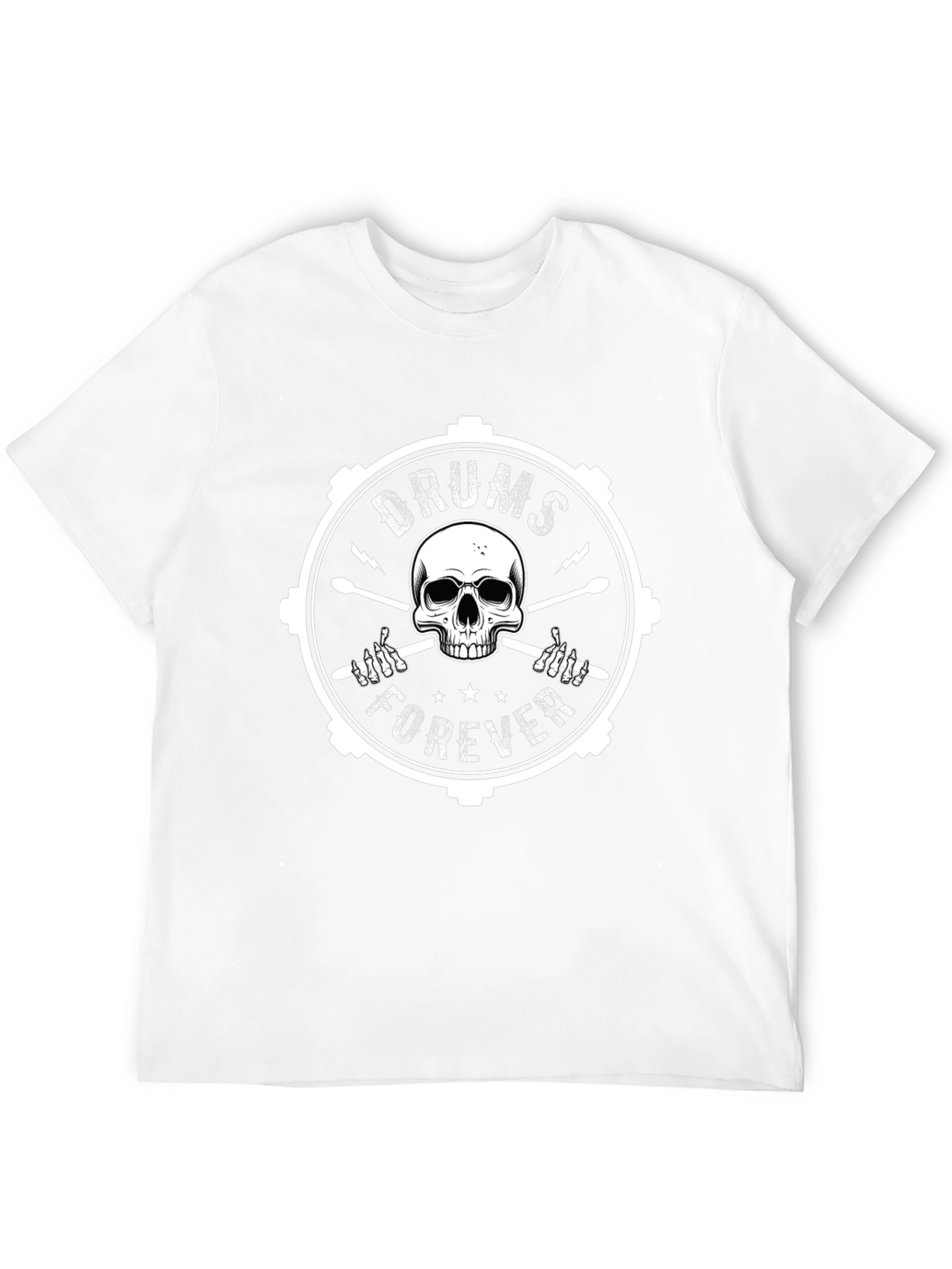 Drums Forever Skull Graphic Tee