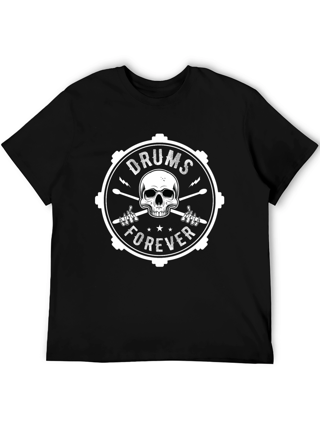 Drums Forever Skull Graphic Tee