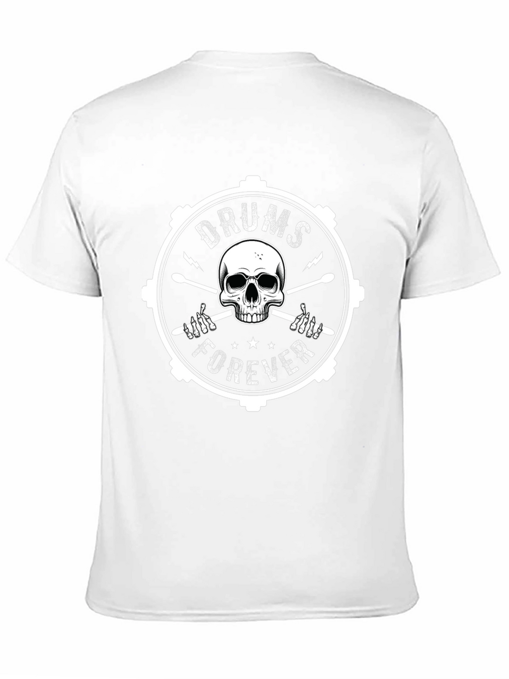 Drums Forever Skull Graphic Tee
