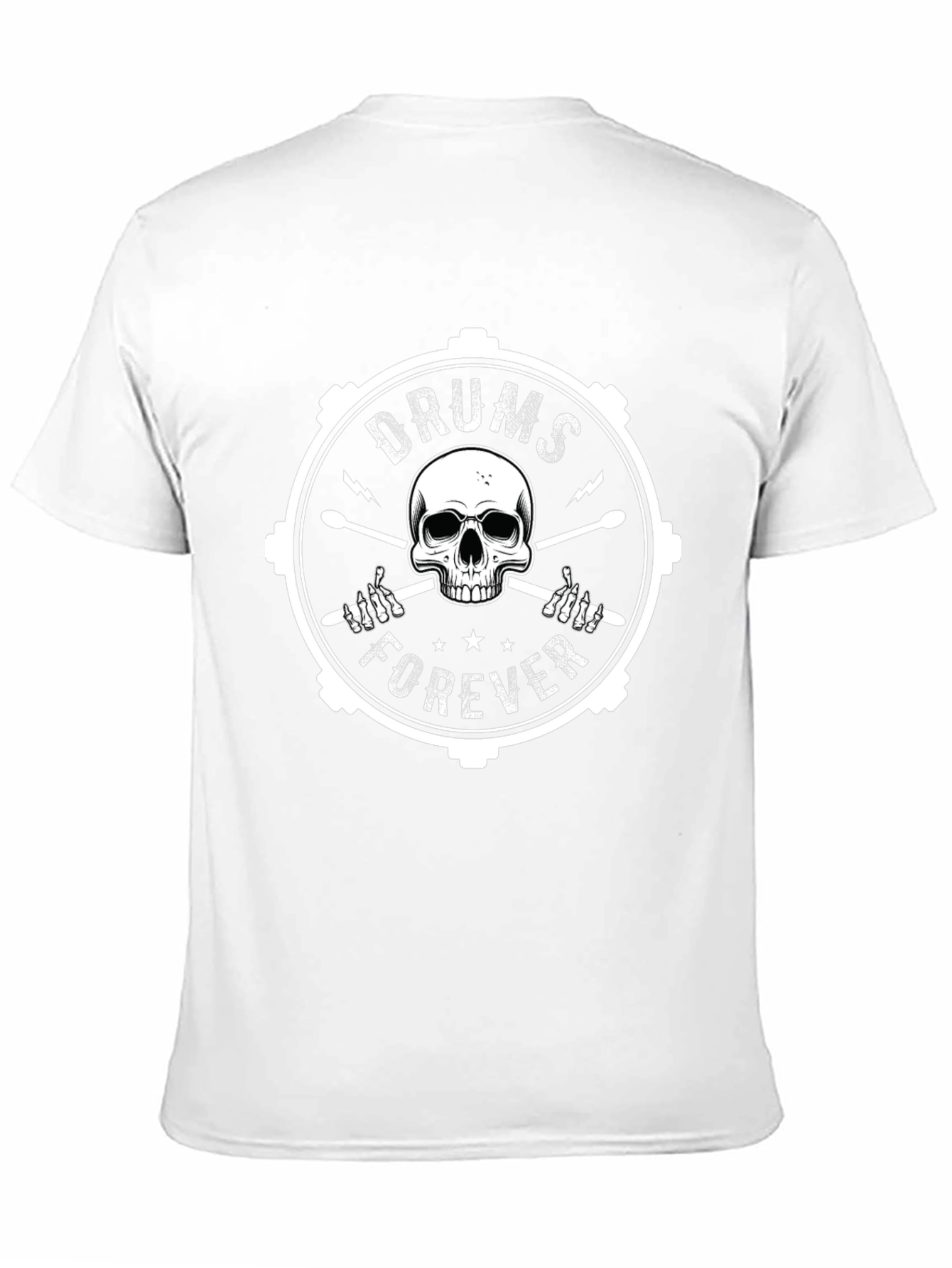 Drums Forever Skull Graphic Tee
