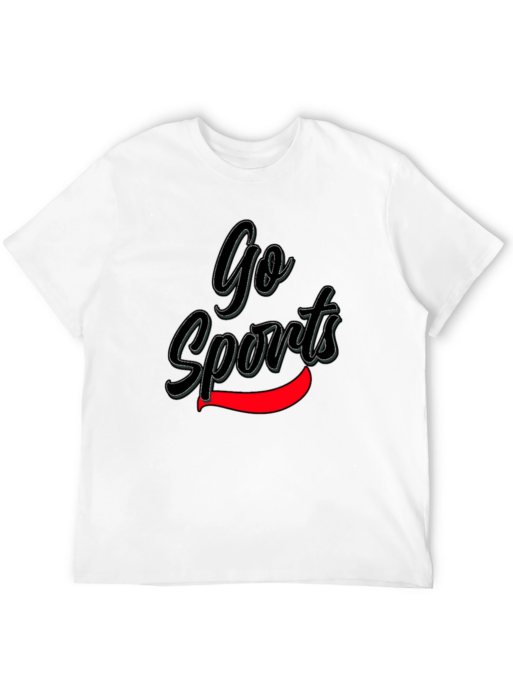 Go Sports Black Graphic Tee