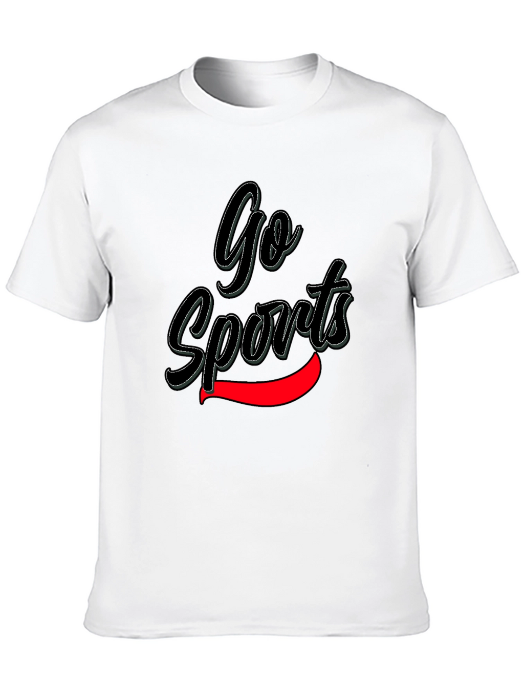 Go Sports Black Graphic Tee